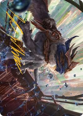 Change of Plans Art Card (Gold-Stamped Signature), Art Series: Streets of New Capenna 52