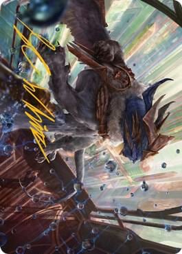 Change of Plans Art Card (Gold-Stamped Signature), Art Series: Streets of New Capenna 52