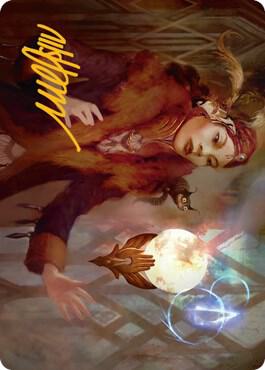 Misfortune Teller Art Card (Gold-Stamped Signature), Art Series: Streets of New Capenna 58