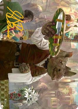 Killer Service Art Card (Gold-Stamped Signature), Art Series: Streets of New Capenna 62