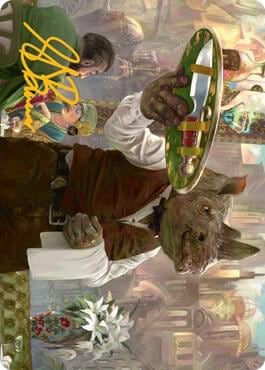 Killer Service Art Card (Gold-Stamped Signature), Art Series: Streets of New Capenna 62