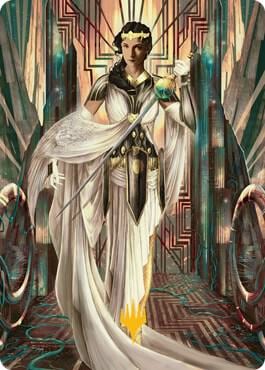 Elspeth Resplendent Art Card (64/81) (Gold-Stamped), Art Series: Streets of New Capenna 64