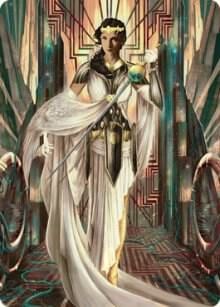 Elspeth Resplendent Art Card (64/81), Art Series: Streets of New Capenna 64
