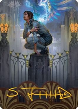 Giada, Font of Hope Art Card (65/81) (Gold-Stamped Signature), Art Series: Streets of New Capenna 65