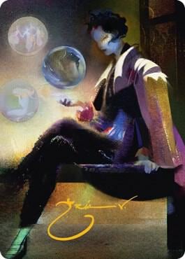 Obscura Interceptor Art Card (Gold-Stamped Signature), Art Series: Streets of New Capenna 74