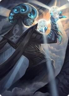 Queza, Augur of Agonies Art Card, Art Series: Streets of New Capenna 75