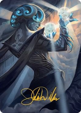 Queza, Augur of Agonies Art Card (Gold-Stamped Signature), Art Series: Streets of New Capenna 75