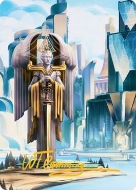 Island Art Card (Gold-Stamped Signature), Art Series: Streets of New Capenna 78