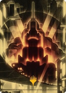 Plains Art Card (Gold-Stamped), Art Series: Streets of New Capenna 79