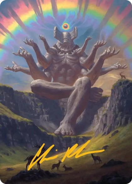 Transcendent Archaic Art Card (Gold-Stamped Signature), Art Series: Secrets of Strixhaven 1