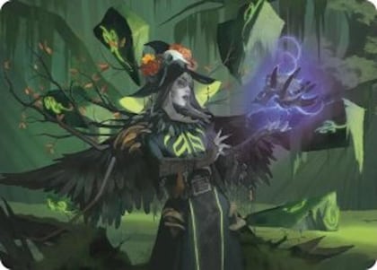 Emeritus of Woe Art Card, Art Series: Secrets of Strixhaven 10