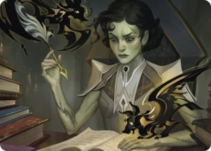 Eternal Student Art Card, Art Series: Secrets of Strixhaven 11