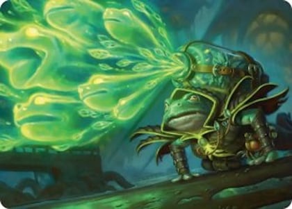 Burrog Barrage Art Card, Art Series: Secrets of Strixhaven 15