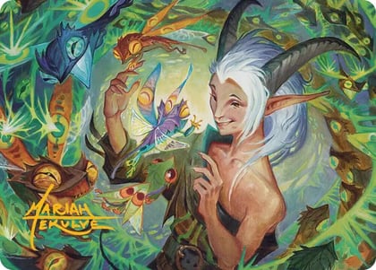 Lumaret's Favor Art Card (Gold-Stamped Signature), Art Series: Secrets of Strixhaven 16