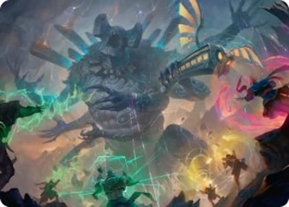 Moment of Reckoning Art Card, Art Series: Secrets of Strixhaven 19