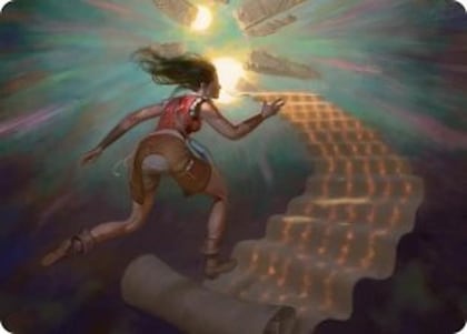 Pursue the Past Art Card, Art Series: Secrets of Strixhaven 22