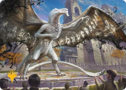 Silverquill, the Disputant Art Card (Gold-Stamped Planeswalker Symbol), Art Series: Secrets of Strixhaven 23