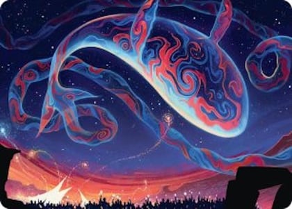Spectacular Skywhale Art Card, Art Series: Secrets of Strixhaven 24