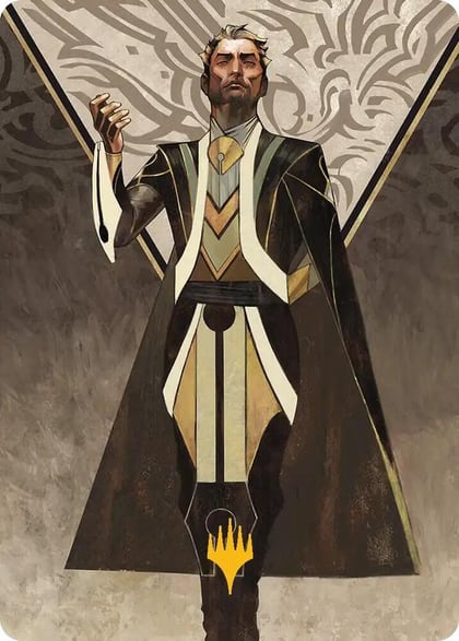Ral Zarek, Guest Lecturer Art Card (Gold-Stamped Planeswalker Symbol), Art Series: Secrets of Strixhaven 27