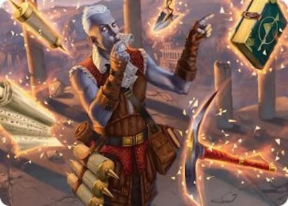 Dig Site Inventory Art Card, Art Series: Secrets of Strixhaven 2