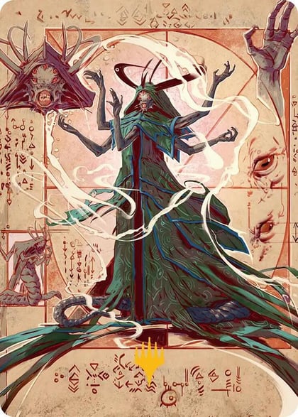 Tragedy Feaster Art Card (Gold-Stamped Planeswalker Symbol), Art Series: Secrets of Strixhaven 30
