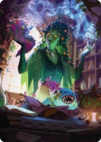 Dina, Essence Brewer Art Card, Art Series: Secrets of Strixhaven 33