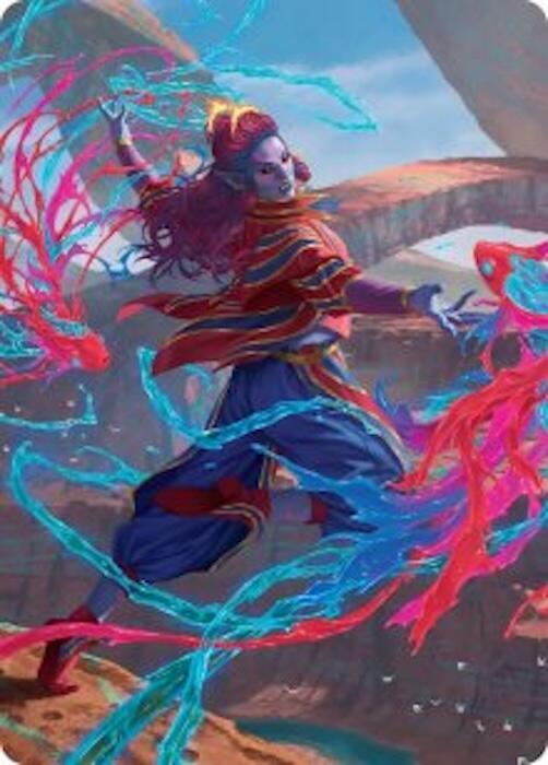 Rootha, Mastering the Moment Art Card, Art Series: Secrets of Strixhaven 34