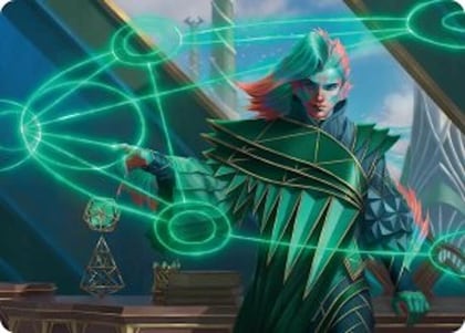 Nev, the Practical Dean Art Card, Art Series: Secrets of Strixhaven 37