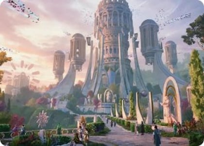 Command Tower Art Card, Art Series: Secrets of Strixhaven 39