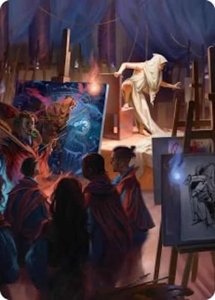 Archaeomancer Art Card, Art Series: Secrets of Strixhaven 41