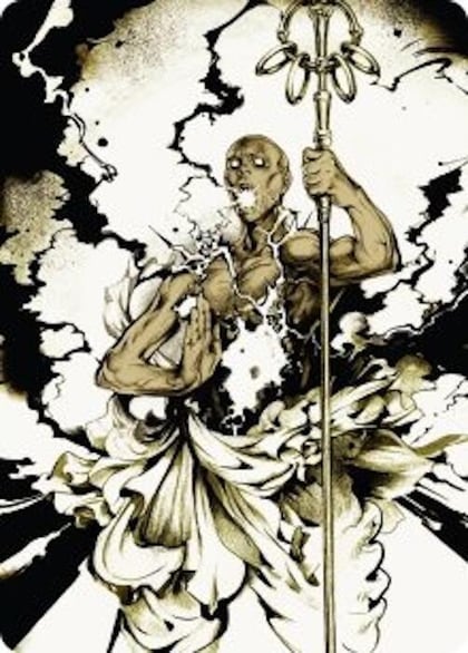 Burst Lightning Art Card, Art Series: Secrets of Strixhaven 51