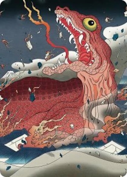 Subterranean Tremors Art Card, Art Series: Secrets of Strixhaven 53