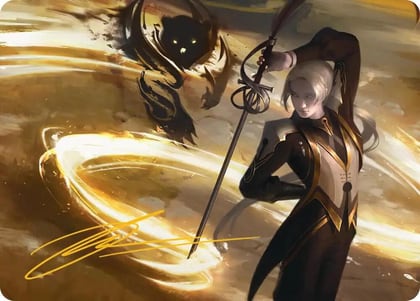 Rapier Wit Art Card (Gold-Stamped Signature), Art Series: Secrets of Strixhaven 6