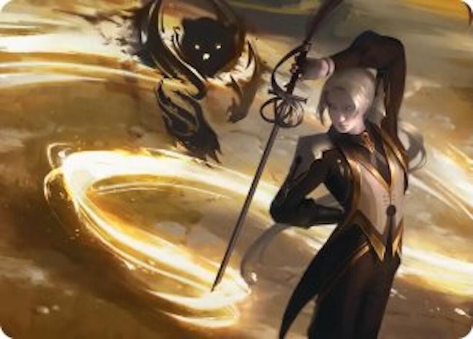 Rapier Wit Art Card, Art Series: Secrets of Strixhaven 6