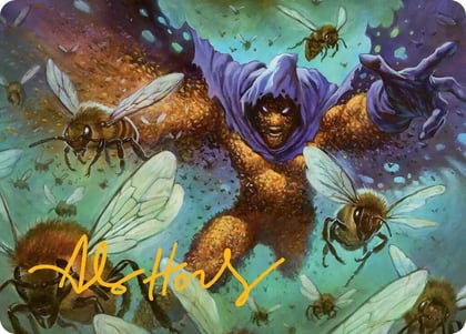 Swarm, Being of Bees Art Card (Gold-Stamped Signature), Art Series: Marvel's Spider-Man 11
