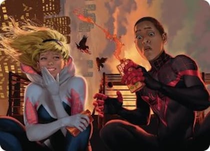 Heroes' Hangout Art Card, Art Series: Marvel's Spider-Man 14
