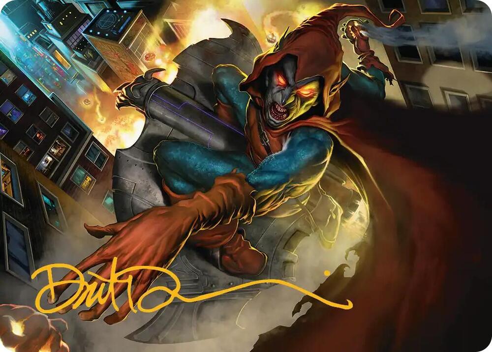 Hobgoblin, Mantled Marauder Art Card (Gold-Stamped Signature), Art Series: Marvel's Spider-Man 15