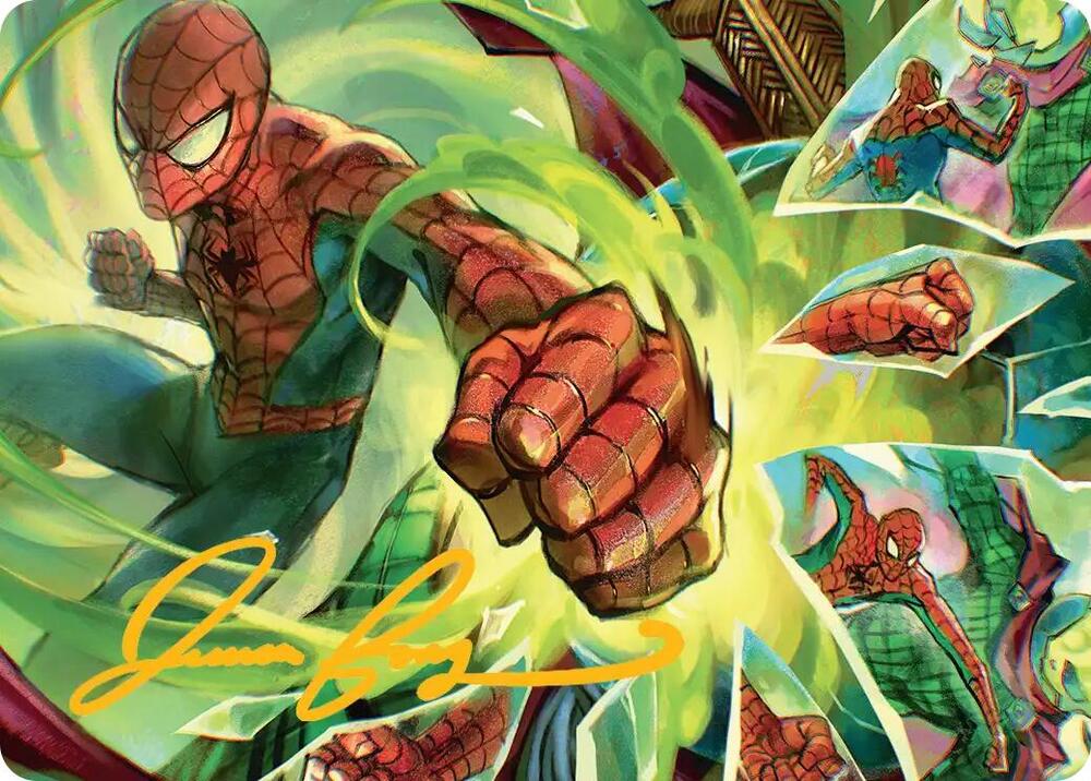 Kapow! Art Card (Gold-Stamped Signature), Art Series: Marvel's Spider-Man 17