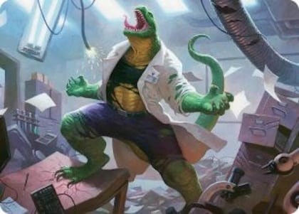 Lizard, Connors's Curse Art Card, Art Series: Marvel's Spider-Man 18