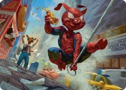 Spider-Ham, Peter Porker Art Card, Art Series: Marvel's Spider-Man 19