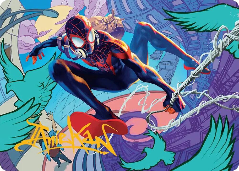 Spider-Man, Brooklyn Visionary Art Card (Gold-Stamped Signature), Art Series: Marvel's Spider-Man 20