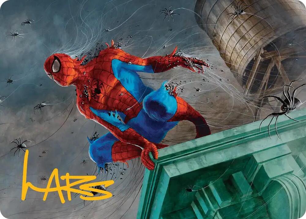 Spiders-Man, Heroic Horde Art Card (Gold-Stamped Signature), Art Series: Marvel's Spider-Man 21