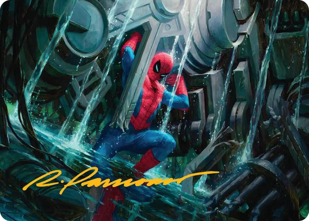 Strength of Will Art Card (Gold-Stamped Signature), Art Series: Marvel's Spider-Man 22