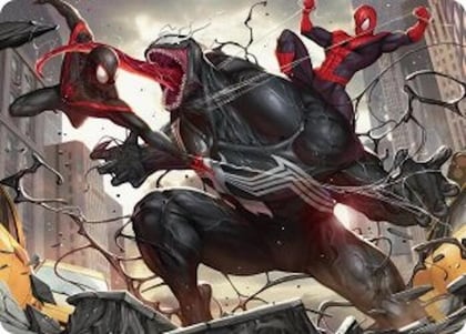 Terrific Team-Up Art Card, Art Series: Marvel's Spider-Man 23