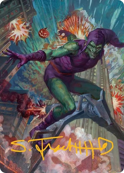 Green Goblin Art Card (26/54) (Gold-Stamped Signature), Art Series: Marvel's Spider-Man 26