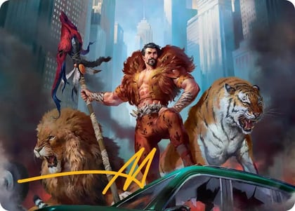 Kraven, Proud Predator Art Card (Gold-Stamped Signature), Art Series: Marvel's Spider-Man 28