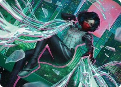 Silk, Web Weaver Art Card (29/54), Art Series: Marvel's Spider-Man 29