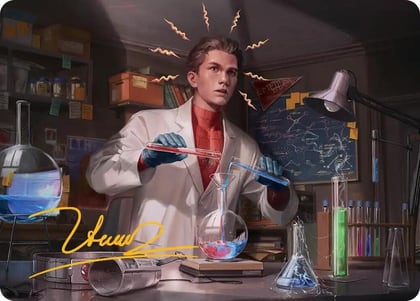 Peter Parker Art Card (3/54) (Gold-Stamped Signature), Art Series: Marvel's Spider-Man 3