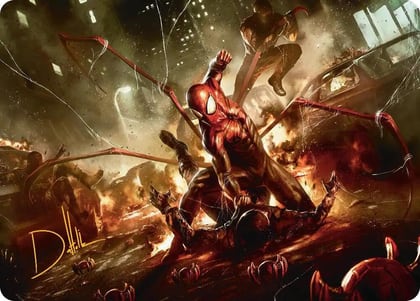 Superior Spider-Man Art Card (Gold-Stamped Signature), Art Series: Marvel's Spider-Man 32