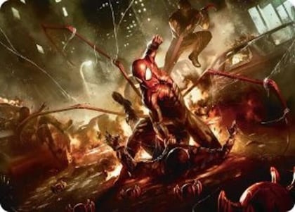 Superior Spider-Man Art Card, Art Series: Marvel's Spider-Man 32